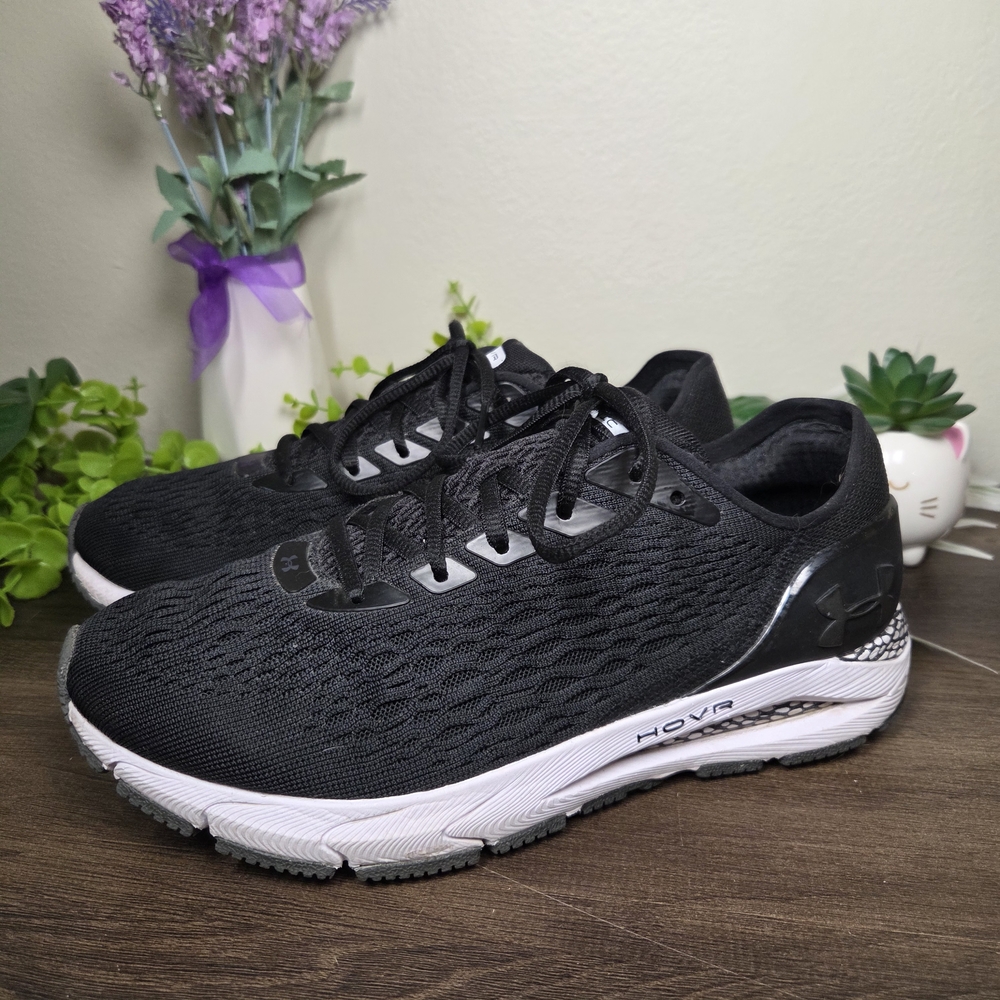 UNDER ARMOUR HOVR SONIC 3 BLACK WOMEN'S RUNNING SHOES 3022596-001 Sz 10 #0045